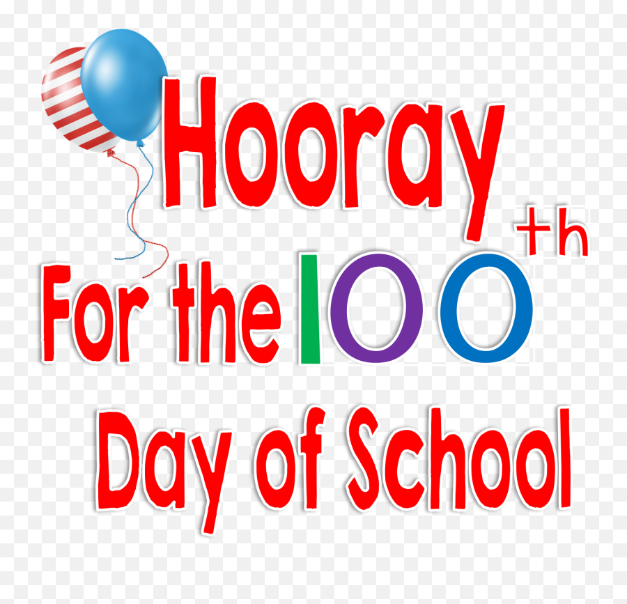 Library Of Clip Art Free Stock 100 Days Of School Png Files - Transparent 100th Day Of School Clipart Emoji,School Png