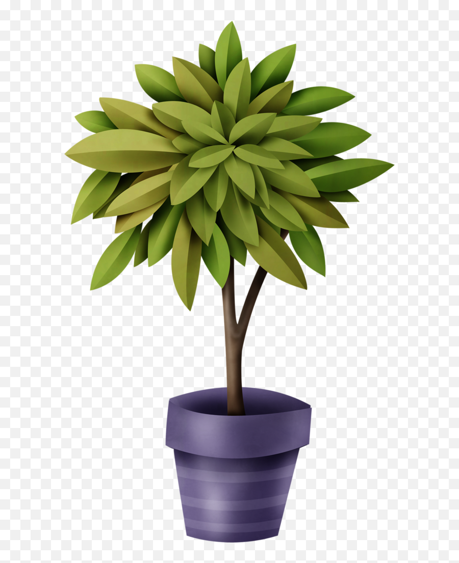 Download Indoor Plants Clipart Png - Full Size Png Image Tree In Pot Clipart Png Emoji,Plants Clipart