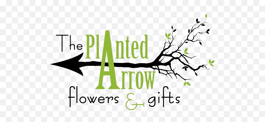 The Planted Arrow - The Funky Little Flower Shop For All Language Emoji,Green Arrow Logo