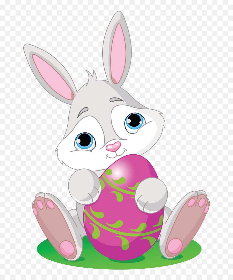 Cute Easter Bunny Clipart Free - Clipart World Emoji,Bunny Clipart Free