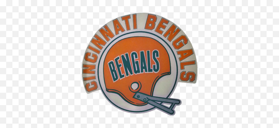 Vintage Cincinnati Bengals Football Helmet T - Shirt Transfer Nfl Nos Ebay Circle Emoji,Cincinnati Bengals Logo