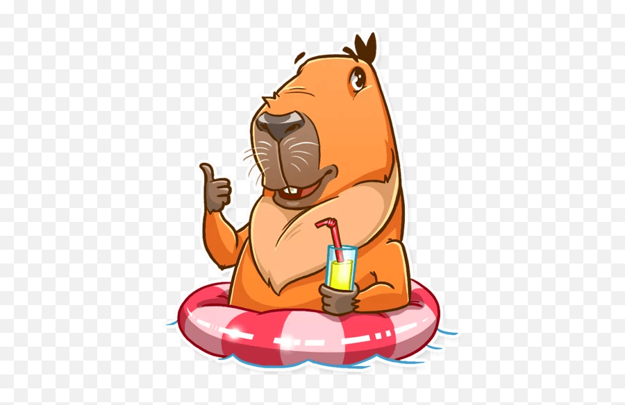Mr Capybara Telegram Stickers Sticker Search Emoji,Capybara Clipart
