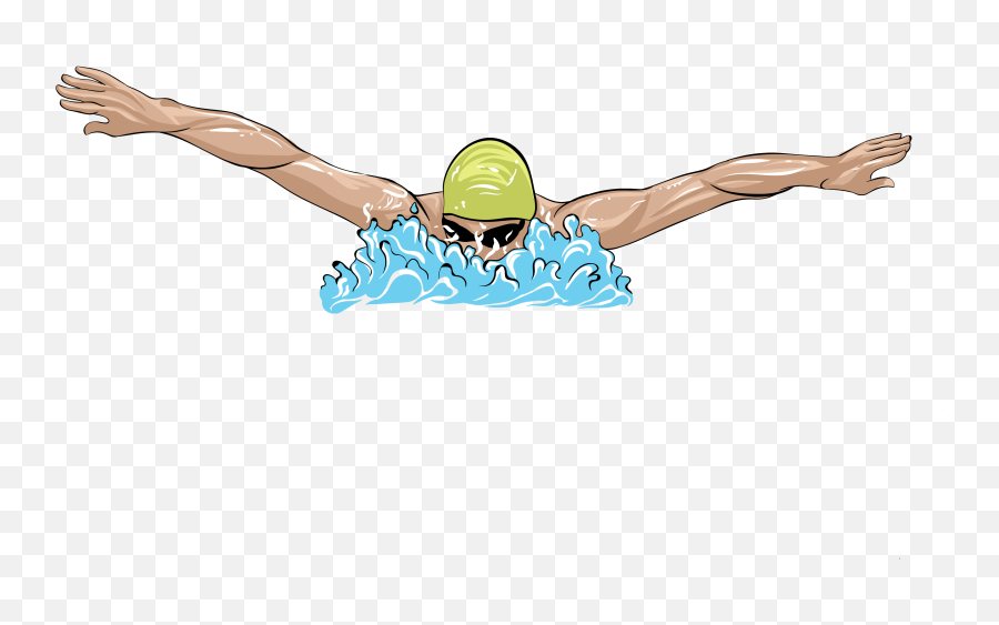 Swimmer In Green Swimming Hat And Goggles On Clipart Free Emoji,On Clipart