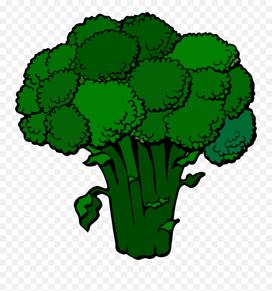 Dark Broccoli Clip Art At Clker - Barilla Center For Food And Nutrition Food Waste Emoji,Broccoli Clipart