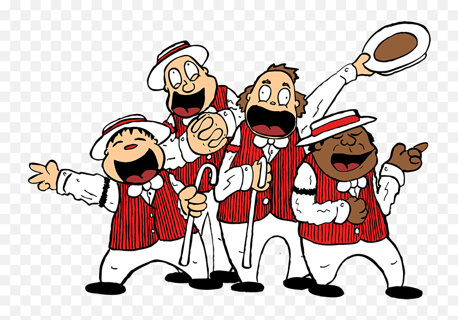 Barbershop Singers Cartoon Emoji,Choir Clipart