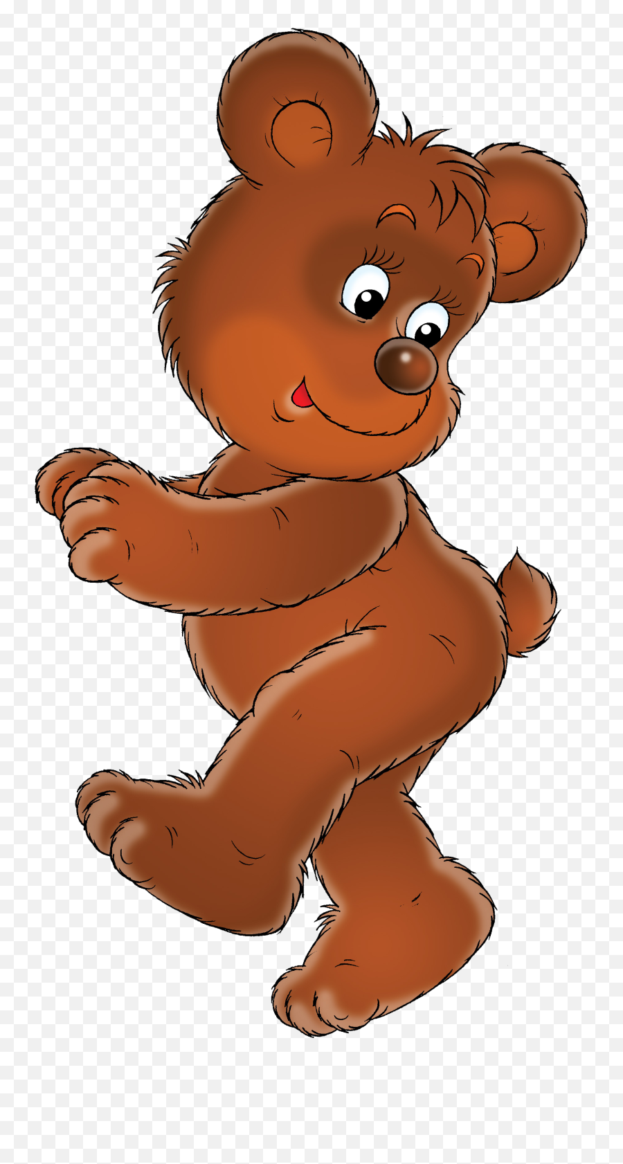 Teddy Bear Turn Around Clip Art - Cartoon Teddy Bears Png Teddy Bear Turning Around Emoji,Teddy Bear Png