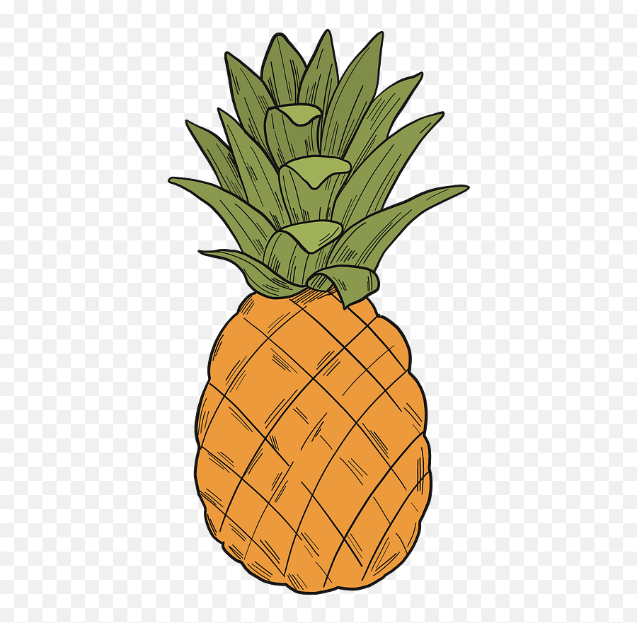 Pineapple Clipart - Pineapple Clipart Transparent Emoji,Pineapple Clipart