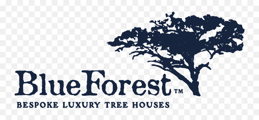 Tree House Luxury Tree Houses Blue Forest - Blue Forest Emoji,Treehouse Logo