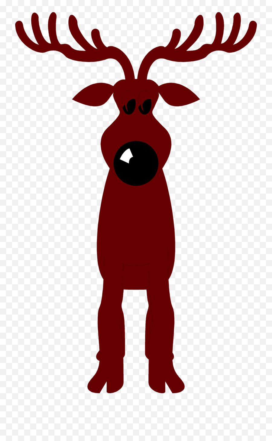 Cartoon Reindeers - Clipart Best Reindeer Simple Rudolph Reindeer Head Christmas Clipart Emoji,Reindeer Clipart