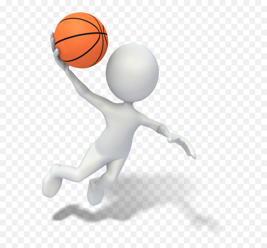 Library Of Free Animated Jpg Library Stock Of Basketball Png - Bonhomme Blanc Powerpoint Sport Emoji,Clipart Basketball