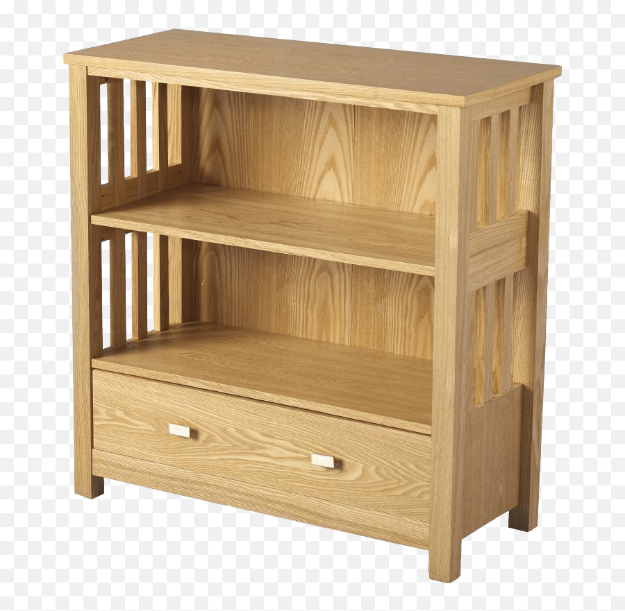 Wooden Bookcase With Drawer Free Png Emoji,Transparent Bookshelf