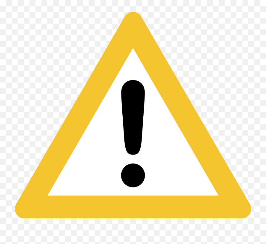Warning Sign Png Attention Caution Sign Icon - Free Warning Sign Vector Png Emoji,Warning Logo