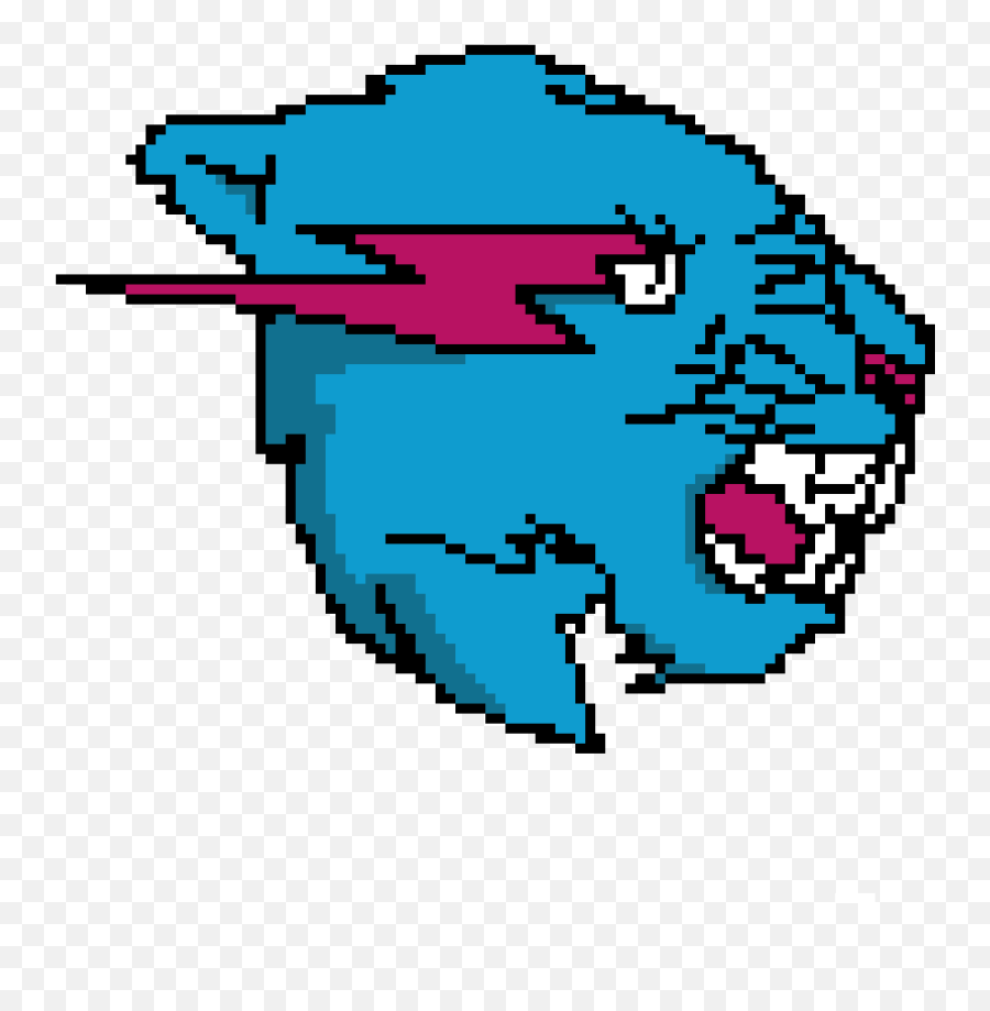 Pixilart - Logo Mrbeast Pixel Art Emoji,Mr Beast Logo