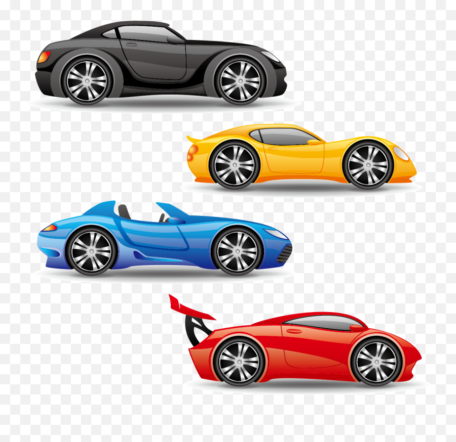 Download Transportation Car Material Sports Vector Truck - Red Car Blue Car Vector Emoji,Transport Cliparts