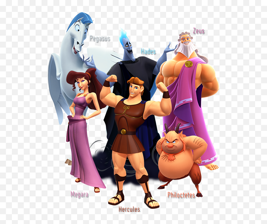 Hercules Characters Kingdom Hearts 3 - Kingdom Hearts 3 Hercules Characters Emoji,Hercules Png