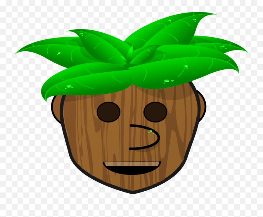 Plant Leaf Food Png Clipart - Wood Boy Cartoon Emoji,Groot Clipart