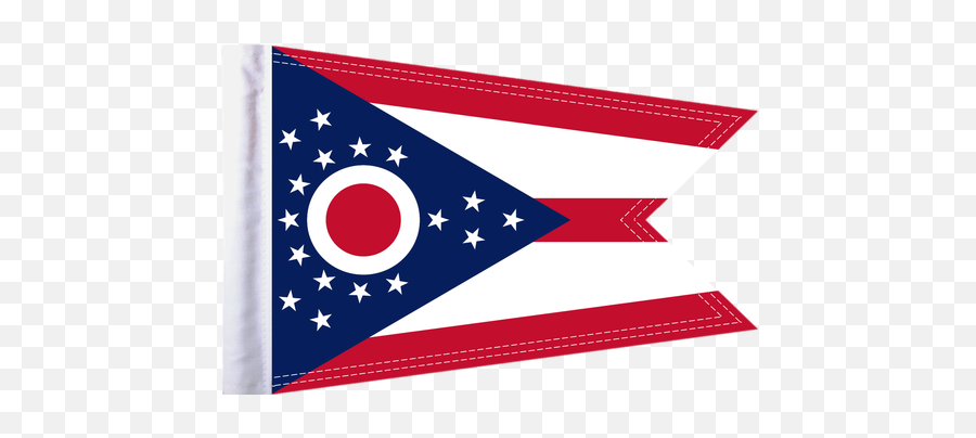 Maryland Motorcycle Flag Double Sided Maryland Flag - Ohio Flag On State Emoji,Maryland Flag Png