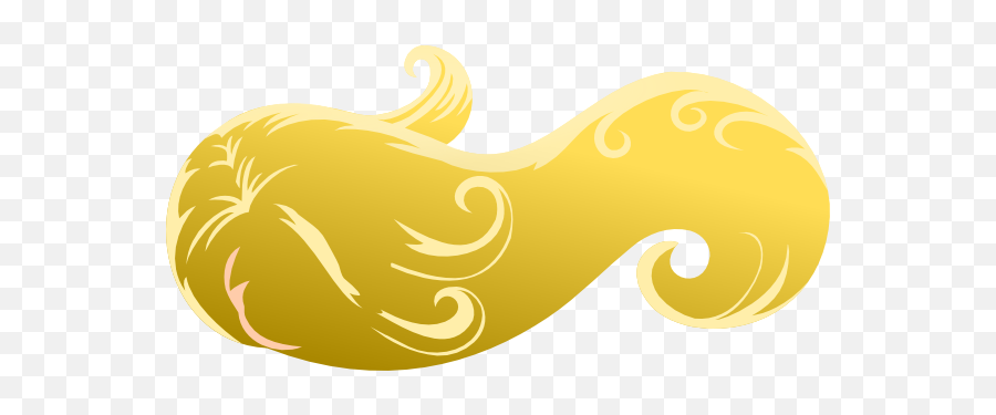 Flowing Hair Png - Golden Hair Clip Art Full Size Png Blond Hair Png Clipart Emoji,Cartoon Hair Png