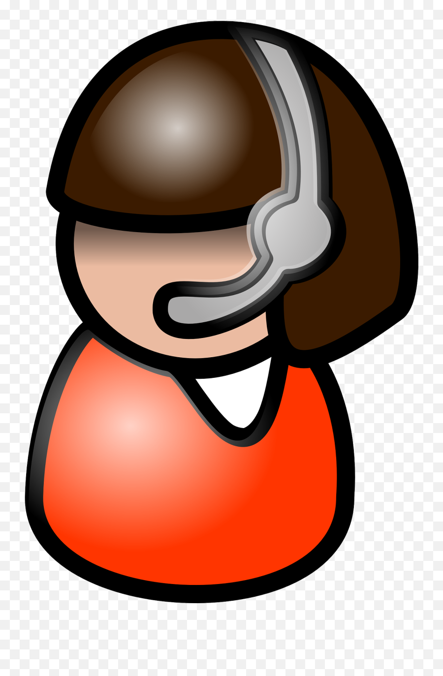 Operator Girl Clipart Free Image Download Emoji,Voice Clipart