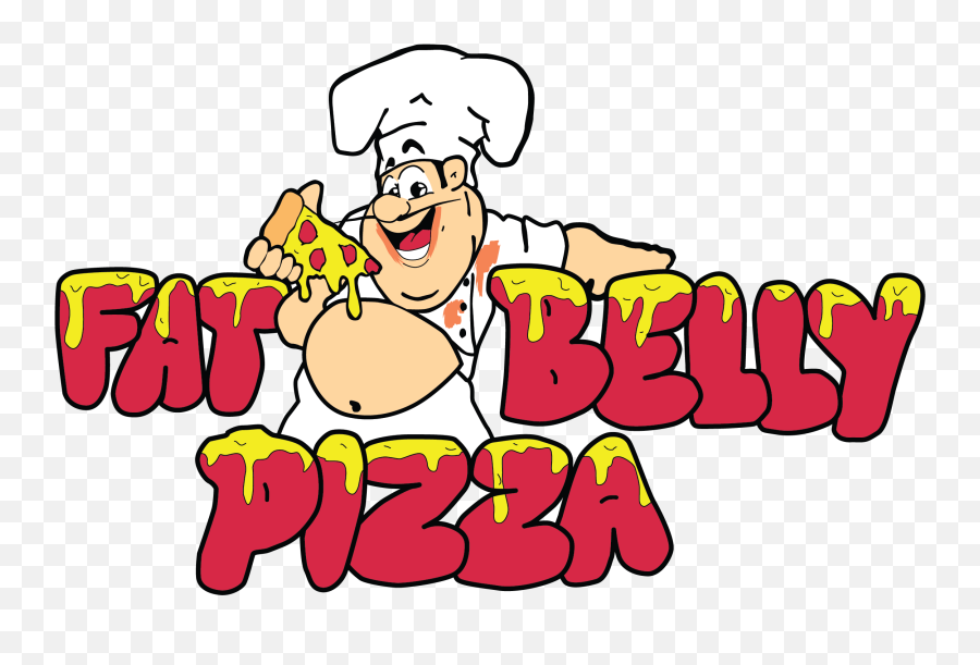 Fat Belly Pizza - Fat Pizza Logo Emoji,Pizza Logo