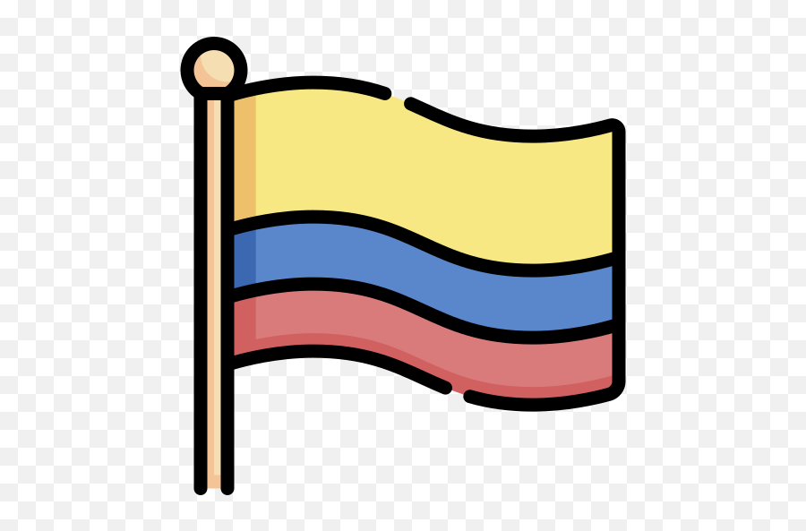 Colombia - Iconos Gratis De Banderas Emoji,Bandera Colombia Png
