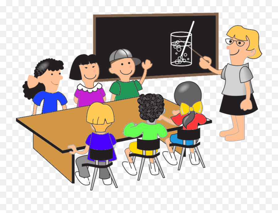 Clipart Teacher With Students Emoji,Teaching Clipart Free