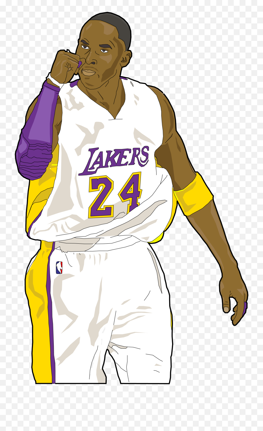 Kobe Bryant Png Transparent Images - Kobe Bryant Clipart Png Emoji,Kobe Nba Logo