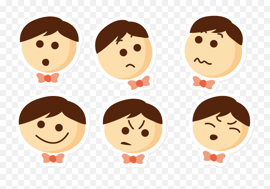 Imagenes De Emociones Animadas En Png - Gambar Ekspresi Wajah Anak Emoji,Emotions Clipart