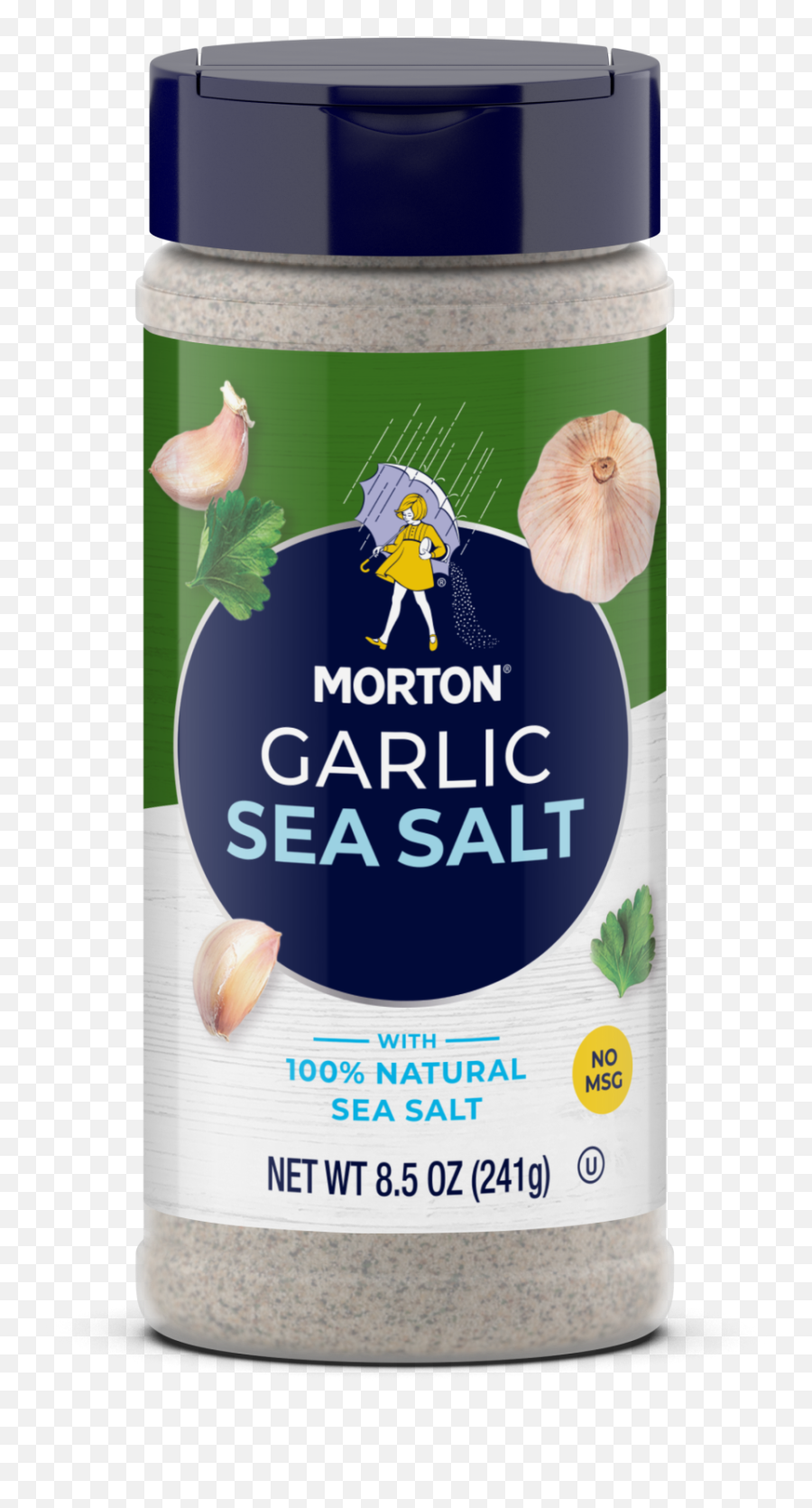Morton Garlic Sea Salt U2013savory Blend Of Sea Salt Garlic And Parsley 85 Ounce Emoji,Morton Salt Logo