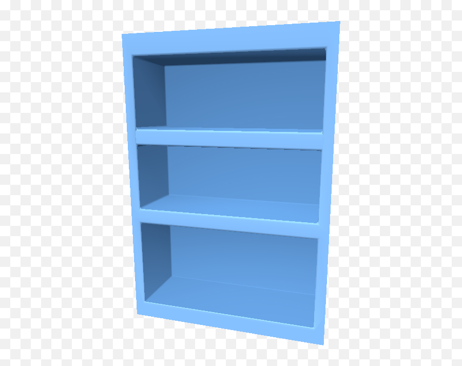 Blue Bookshelf - Solid Emoji,Transparent Bookshelf