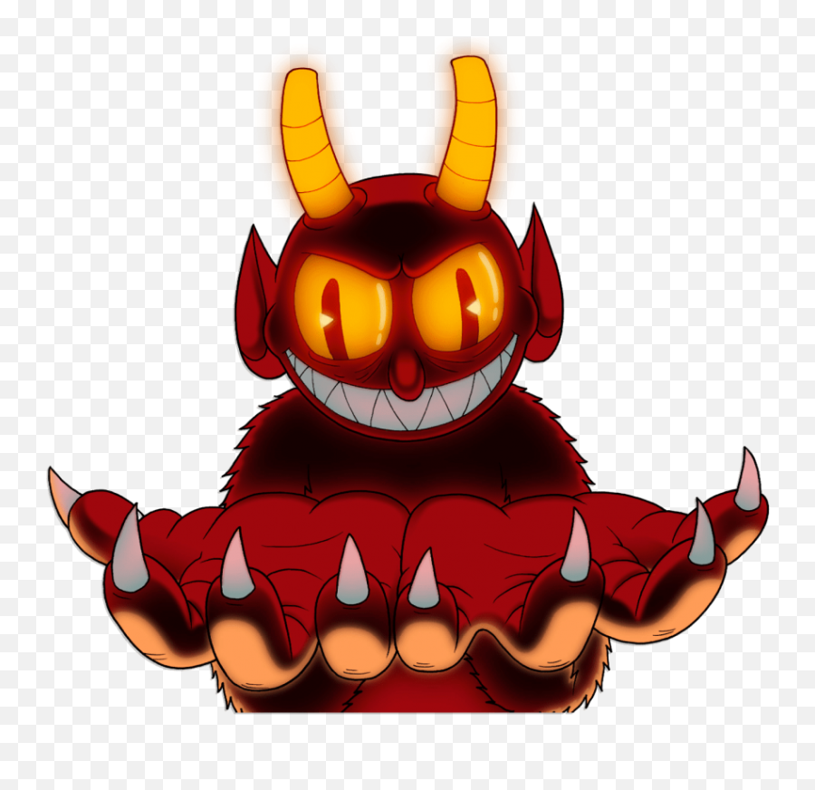 Download Free Png Demon Png Images Transparent - Cuphead Devil Cuphead Png Emoji,Devil Transparent
