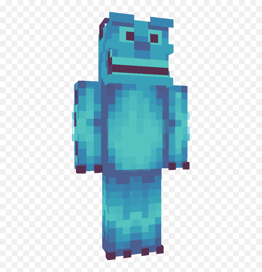 James P Sullivan Monsters Inc Minecraft Skin - Vertical Emoji,Monster Inc Logo