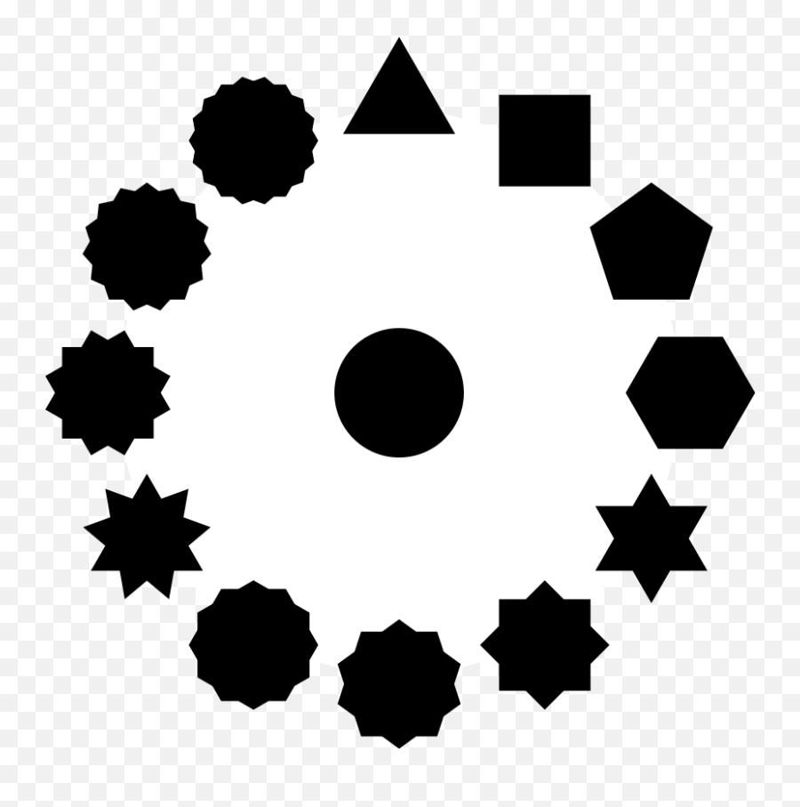 Free Clipart Polygons Stars And The Circle 10binary - Does Soap Work Chemistry Emoji,Stars Clipart Black And White