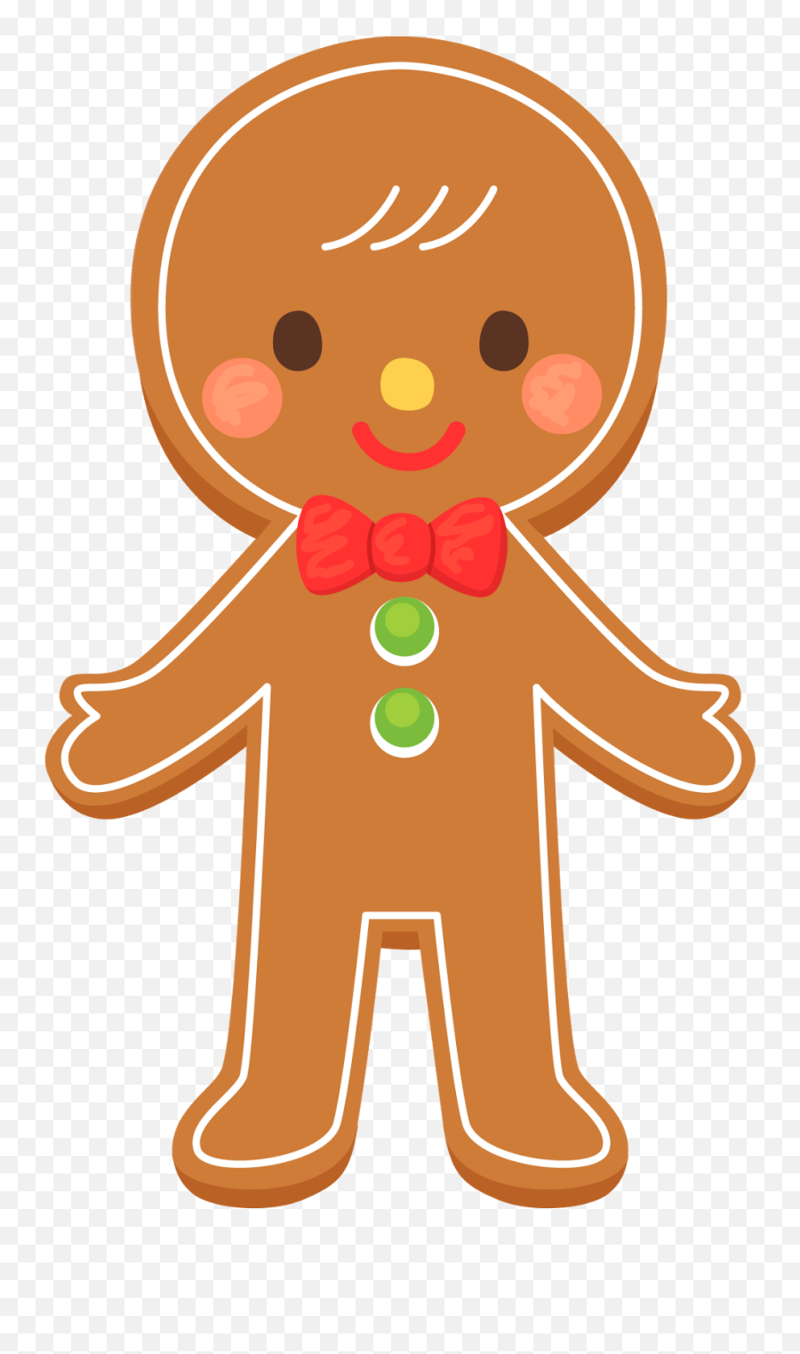 Free Gingerbread Man Cliparts The - Gingerbread Man Clipart Transparent Emoji,Man Clipart