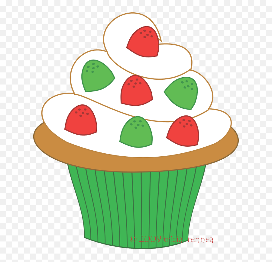 Cupcakes Clipart December Cupcakes December Transparent - Christmas Cupcake Clipart Transparent Emoji,December Clipart