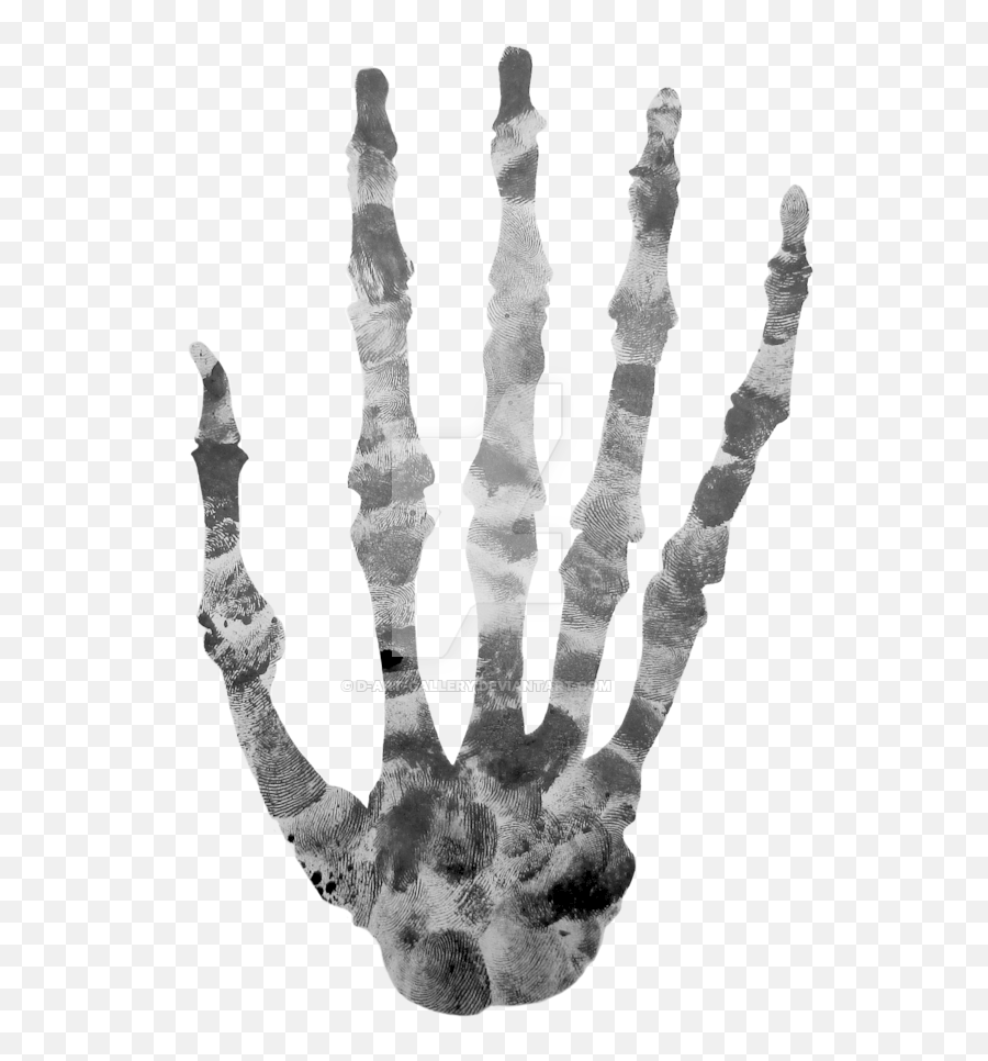 Hand Bone Transparent Transparent Png - Transparent Skeleton Hand Png Emoji,Skeleton Hand Png
