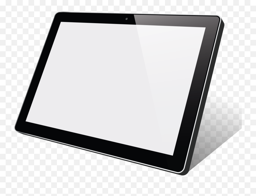 Transparent Background Tablet Clipart - Horizontal Emoji,Ipad Clipart Black And White