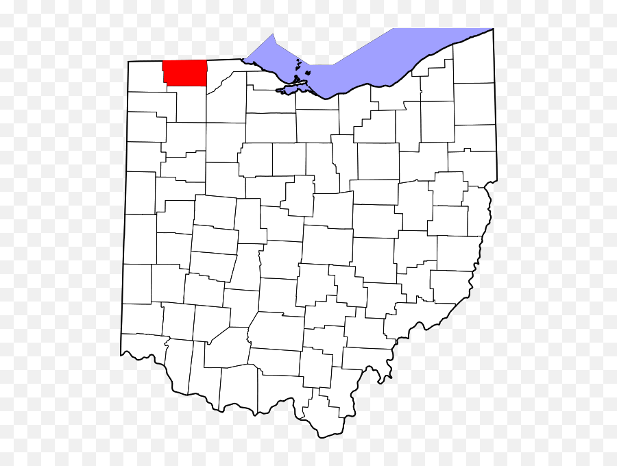 Fulton County Ohio Genealogy U2022 Familysearch - Lucas County Ohio Map Emoji,Ohio Clipart
