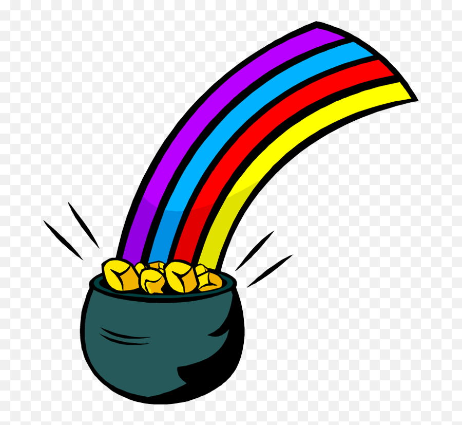 Free Pot Of Gold Clipart Download Free Clip Art Free Clip - Rainbow And Pot Of Gold Clipart Transparent Background Emoji,Pot Of Gold Clipart