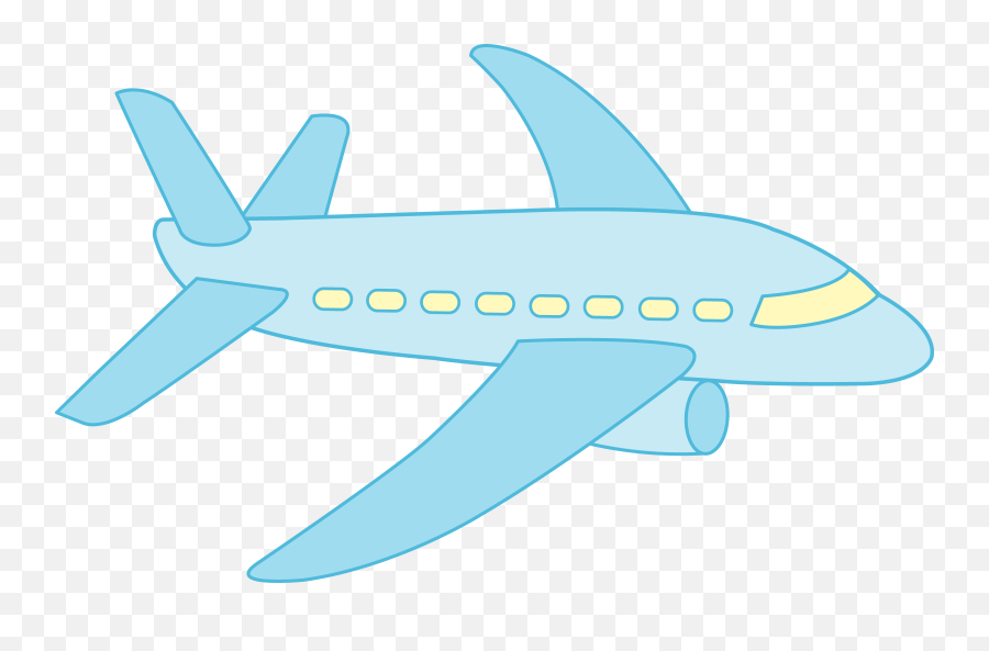 Airplane Air Plane Clip Art Clipart 6 Clipartwiz 2 - Clipartix Simple Airplane Cartoon Png Emoji,Airplane Clipart