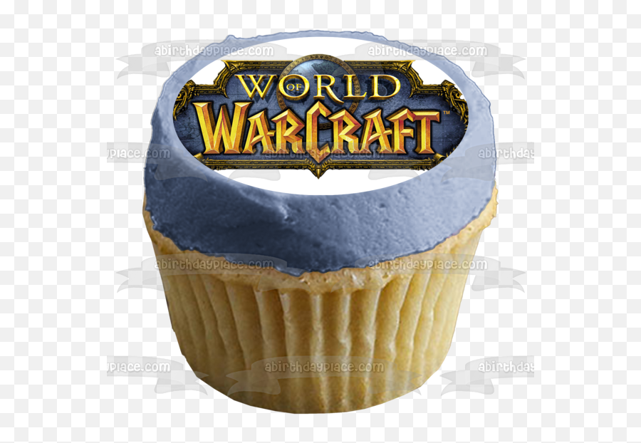 World Of Warcraft Logo Edible Cake - Wolrd Of Warcraft Emoji,World Of Warcraft Logo