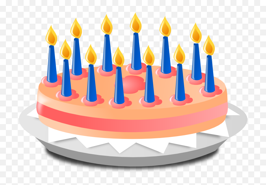 Index Of Vectorscake - Clipart Cake With 12 Candle Emoji,Cake Clipart