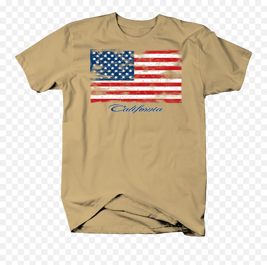 Download California Distressed Usa Flag America Freedom Emoji,Distressed American Flag Png