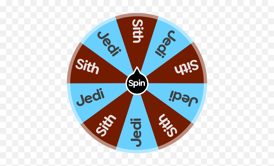 Jedi Or Sith Spin The Wheel App Emoji,Sith Png