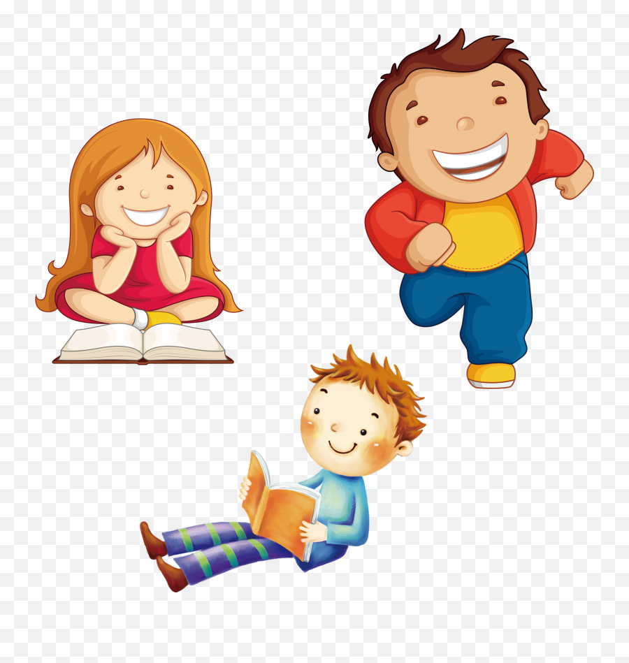 Cartoon Images Of Kids Playing Free Download Clip Art Emoji,Kids Playing Clipart