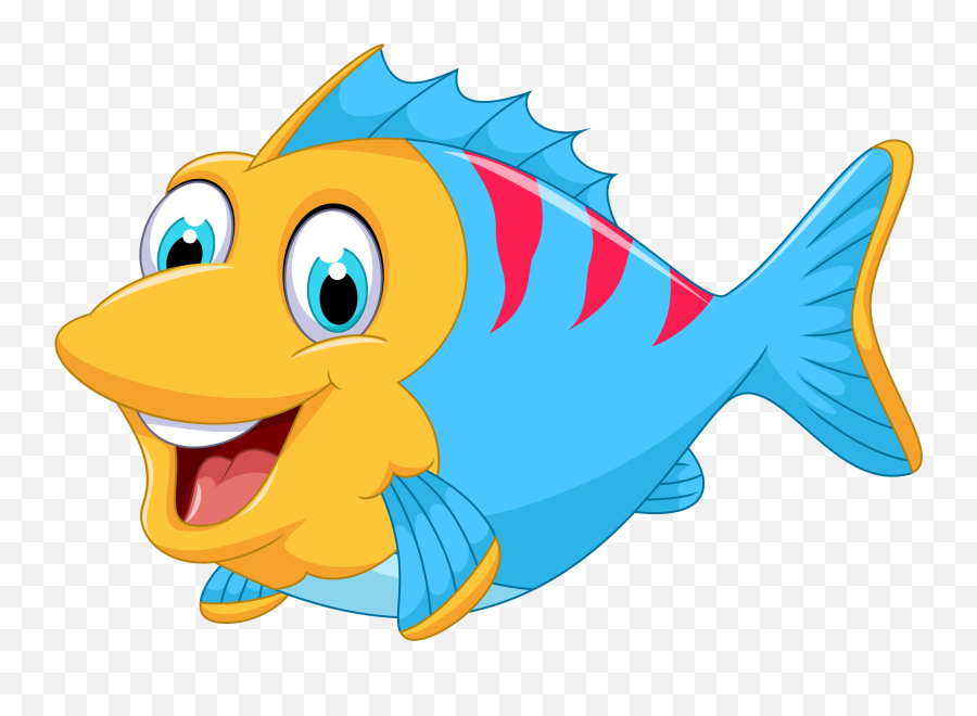 Download Cute Fish Vector Marine - Fish Clipart Emoji,Fish Png
