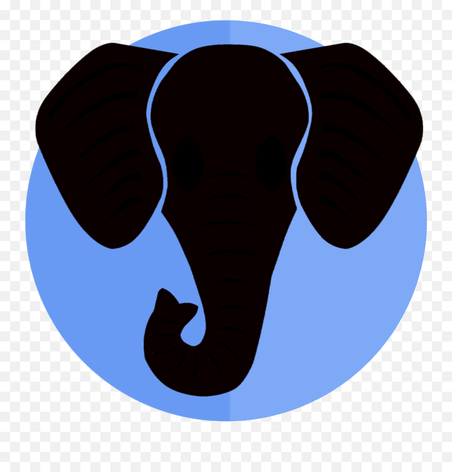 Indian Elephant African Bush Elephant Republican Party - Elephant Head India Silhouette Emoji,Elephant Silhouette Clipart