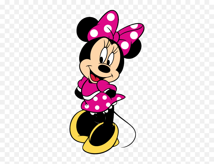 Pink Minnie Mouse Clipart - Pink Minnie Mouse Clipart Emoji,Minnie Mouse Clipart