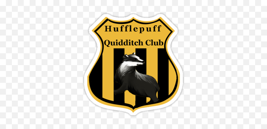 Hogwarts Quidditch Clubs - Hufflepuff Crest 375x360 Png Badger Emoji,Hufflepuff Png