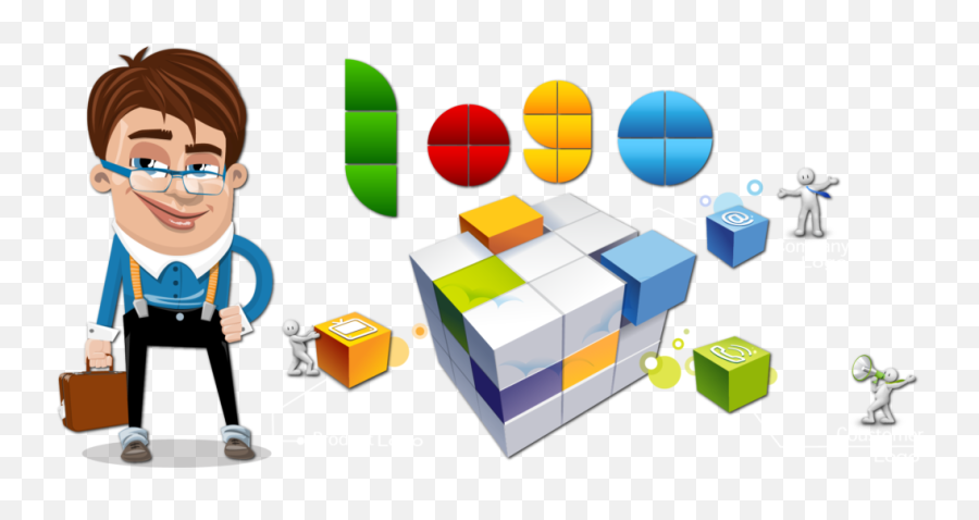 2d3d Logo Design U0026 Animation U2013 Prabhaav Creations - Cube 3d Emoji,3d Logo Design